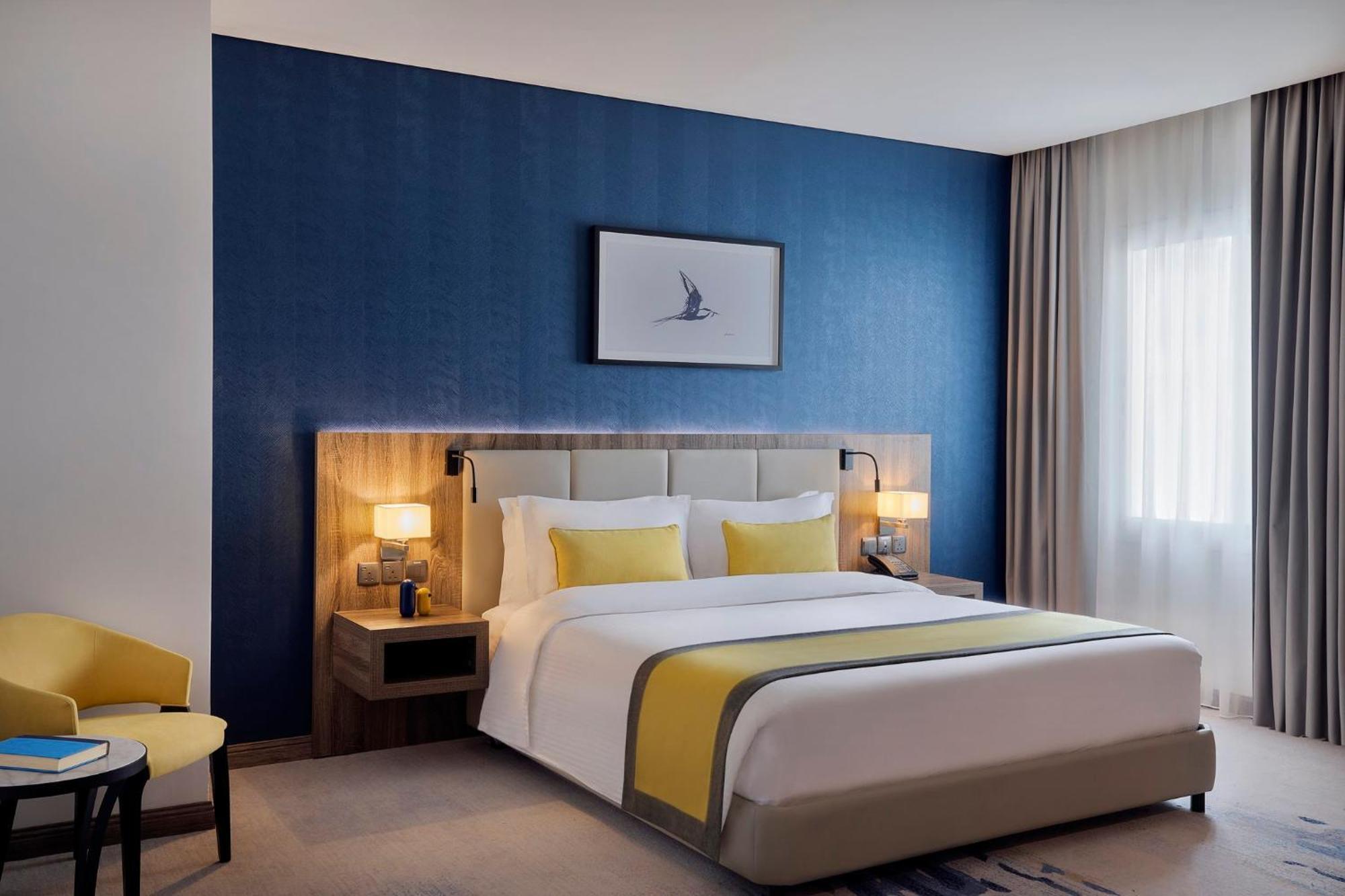 Hotel Voco Al Khobar By Ihg Exterior foto A bedroom at the hotel